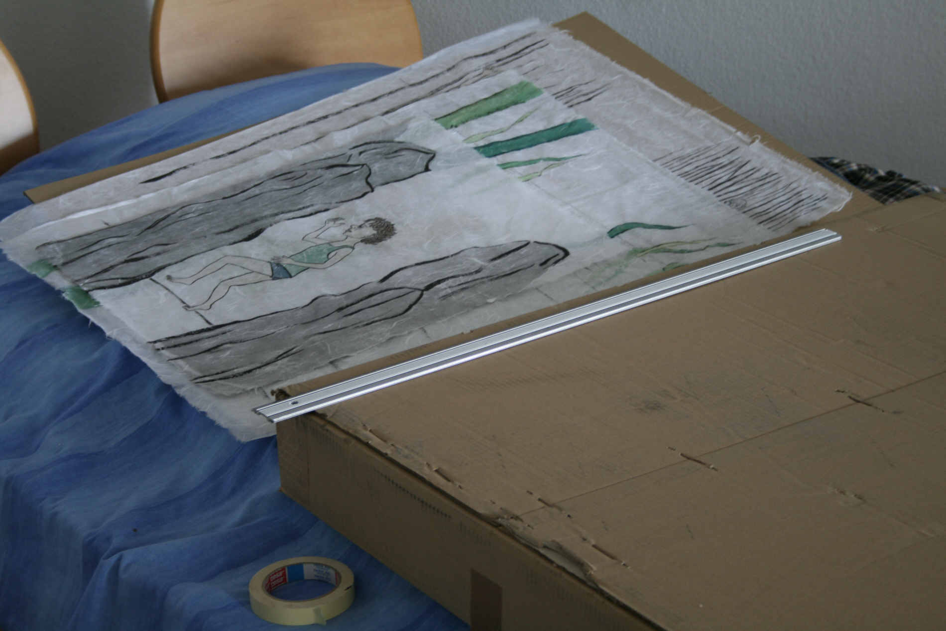 Illustrationen - Atelierszene