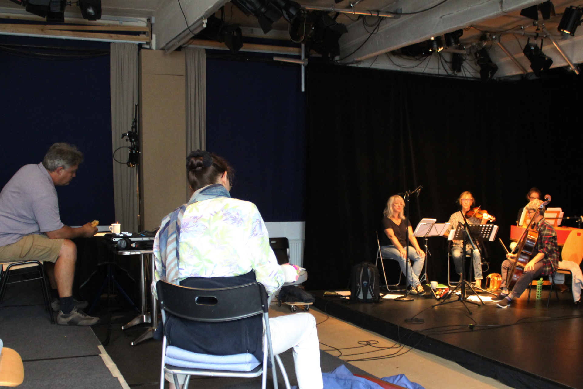 Komposition - Probeaufnahmen mit meinem Barockensemble