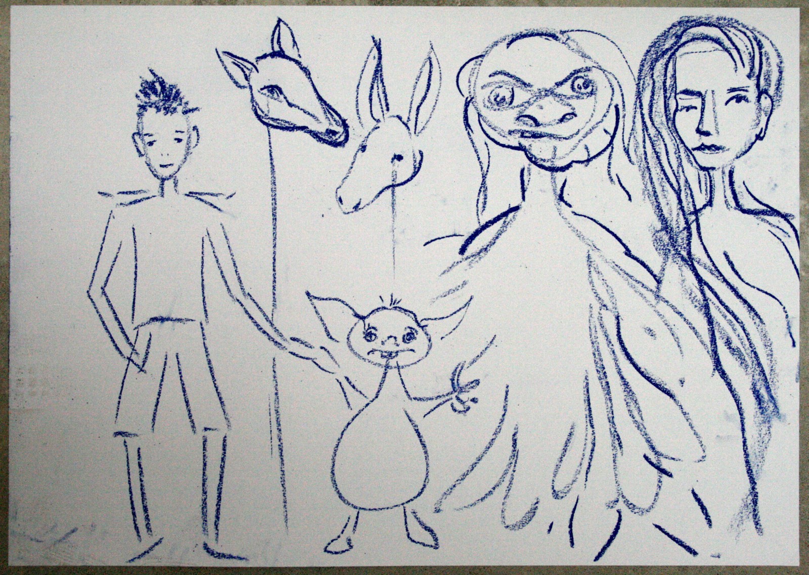 Skizze Ensemble NiemandsKind